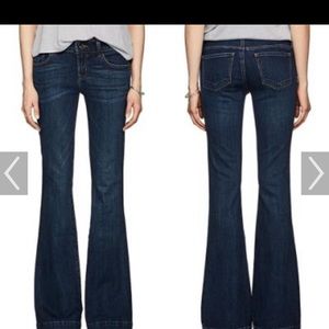 J brand love story low rise flare denim